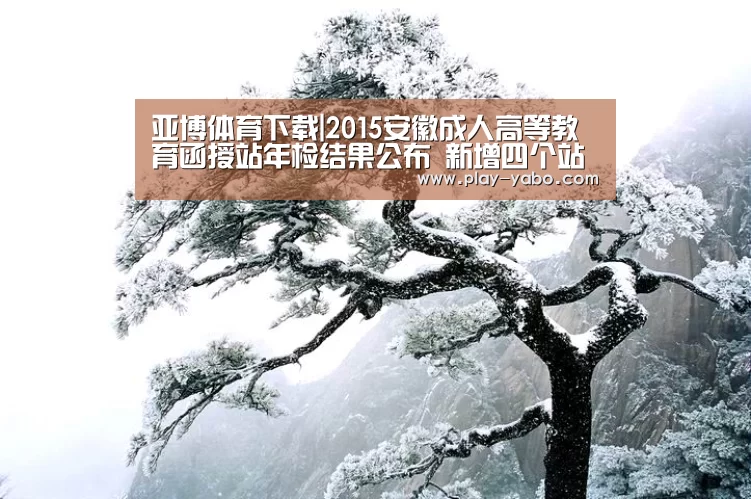 亚博体育下载|2015安徽成人高等教育函授站年检结果公布 新增四个站点(图2) 亚博网站